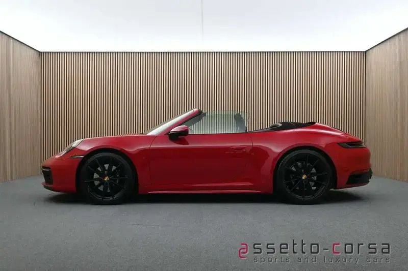 Rouge Utilisé 2020 Porsche 911 Carrera 4S Cabriolet Sport Cabriolet | 119 900 € (Super prix) - Image 1/4