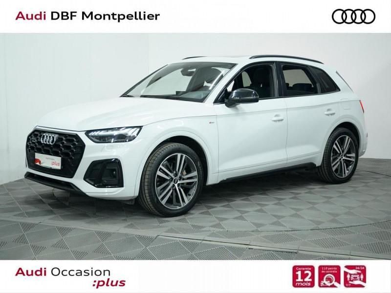 Occasion Audi Q5 S-Line 265 ch (194 kW) 2021 Blanc glacier métallisé SUV