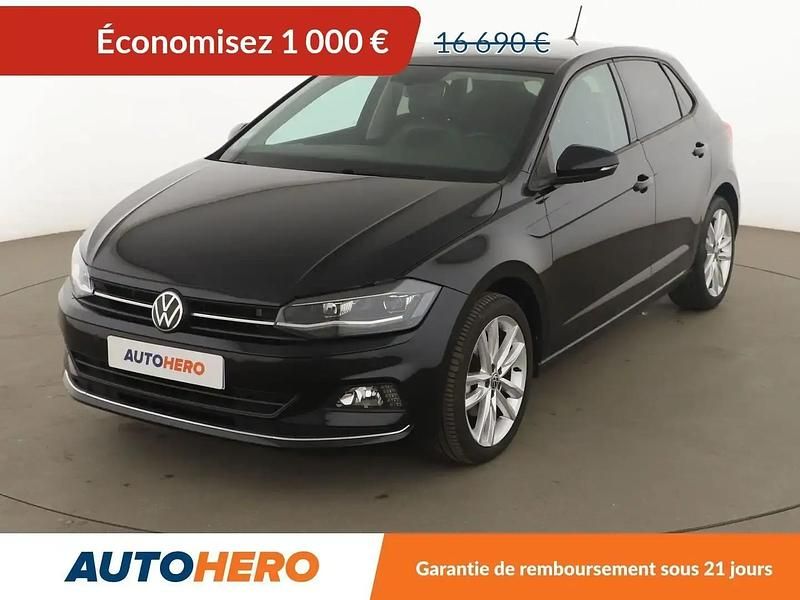 Noir Utilisé 2020 VW Polo Citadine | 15 690 € (Bon prix) - Image 1/2