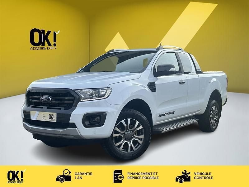 Blanc Utilisé 2020 Ford Ranger Wildtrack Pick-up | 30 870 € (Bon prix) - Image 1/4