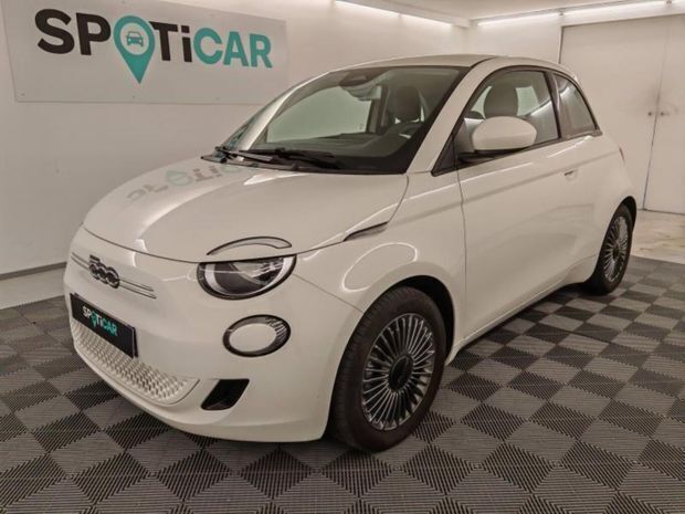 Blanc Utilisé 2022 Fiat 500e Citadine | 17 490 € (Prix juste) - Image 1/4