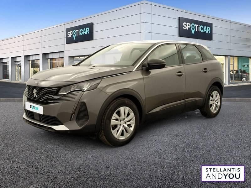 Gris Utilisé 2021 Peugeot 3008 Active | 19 290 € (Bon prix) - Image 1/4