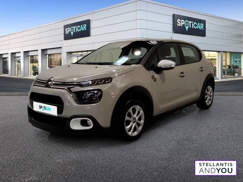 Beige Utilisé 2023 Citroën C3 PureTech Citadine | 11 790 € (Prix juste) - Image 1/4