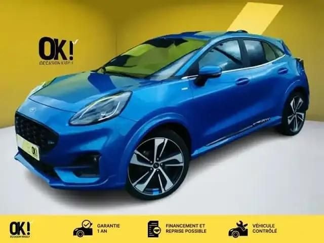 Bleu Utilisé 2020 Ford Puma Gen-E ST-Line X | 15 990 € (Prix juste) - Image 1/4