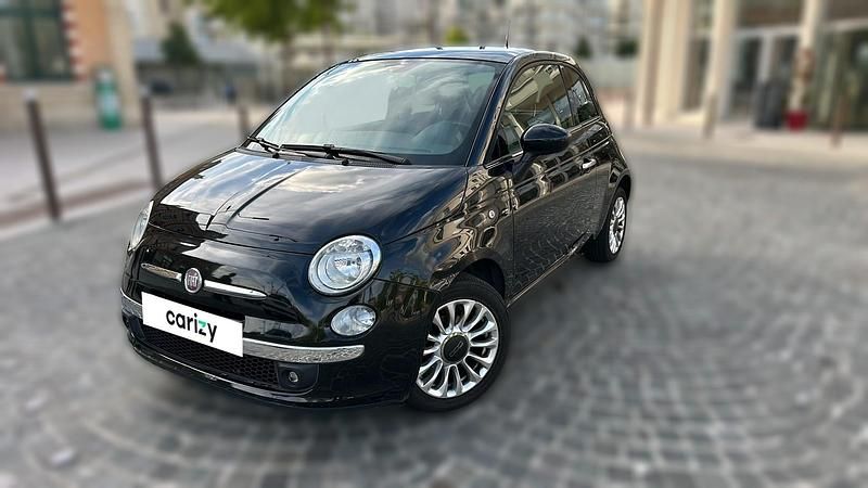 Noir Utilisé 2014 Fiat 500 Lounge Berline | 5 690 € (Bon prix) - Image 1/4