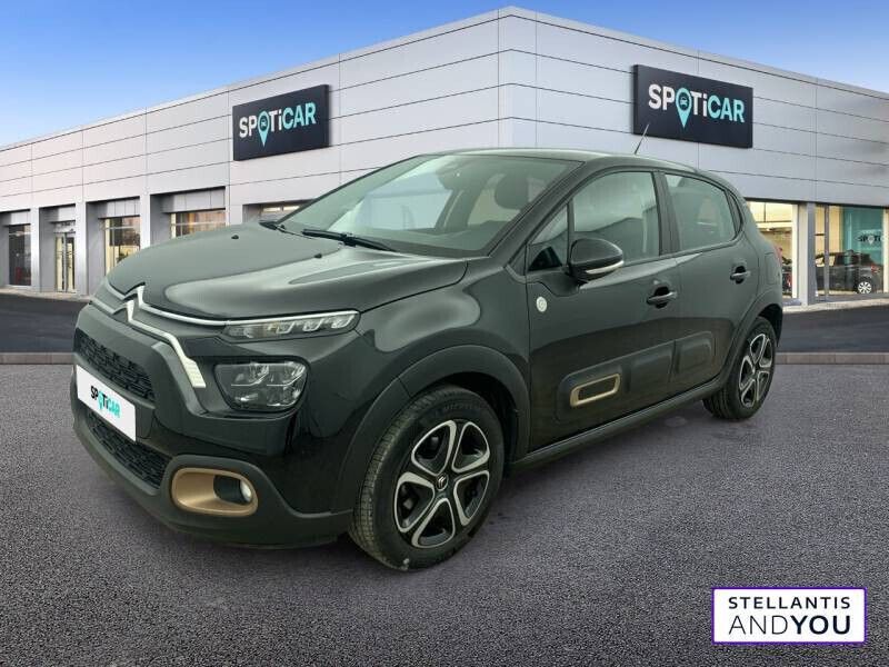 Noir Utilisé 2023 Citroën C3 PureTech Citadine | 11 990 € (Prix juste) - Image 1/4