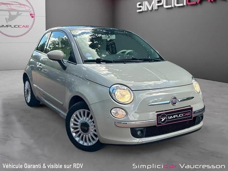 Beige Utilisé 2014 Fiat 500 Lounge Citadine | 8 150 € (Prix juste) - Image 1/4