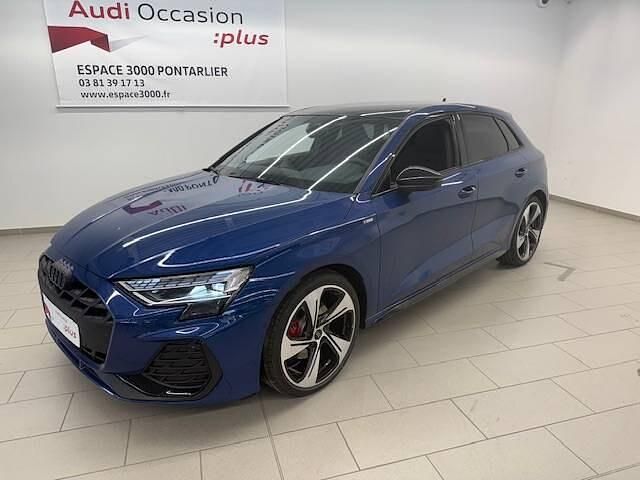 Bleu ascari métallisé Occasion 2025 Audi A3 S-Line | 44 990 € - Image 1/4