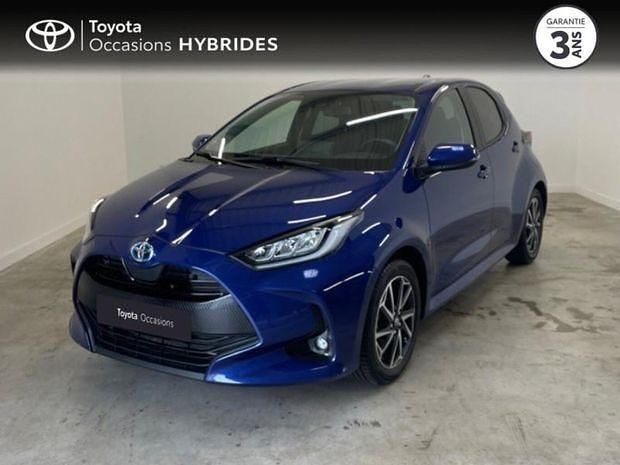 Bleu Utilisé 2022 Toyota Yaris Hybrid Design | 19 990 € (Super prix) - Image 1/4