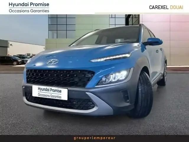 Surfy blue métal Occasion 2021 Hyundai Kona SUV | 20 990 € (Bon prix) - Image 1/4