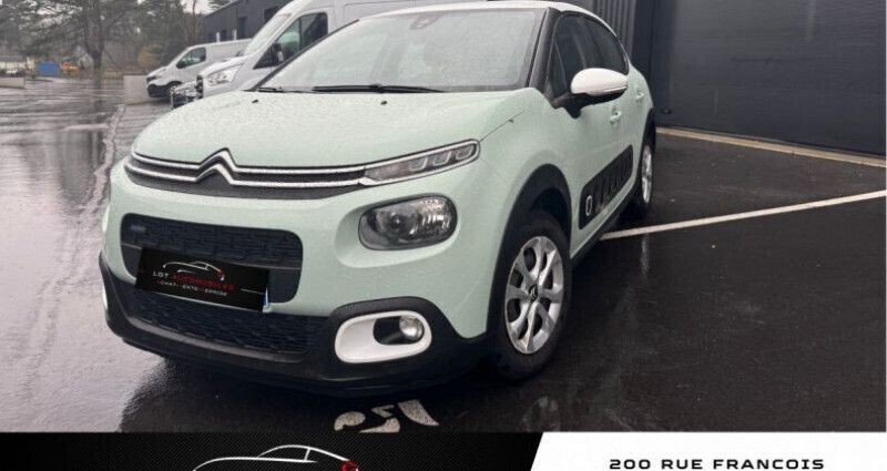 Bleu Utilisé 2017 Citroën C3 PureTech Citadine | 8 490 € - Image 1/4