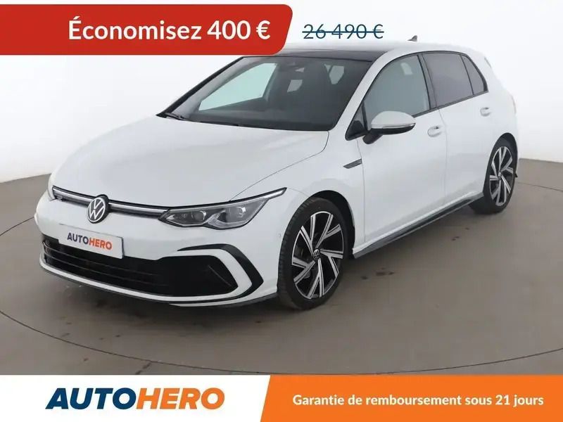 Blanc Utilisé 2022 VW Golf VIII R-line Berline | 26 090 € (Prix juste) - Image 1/2