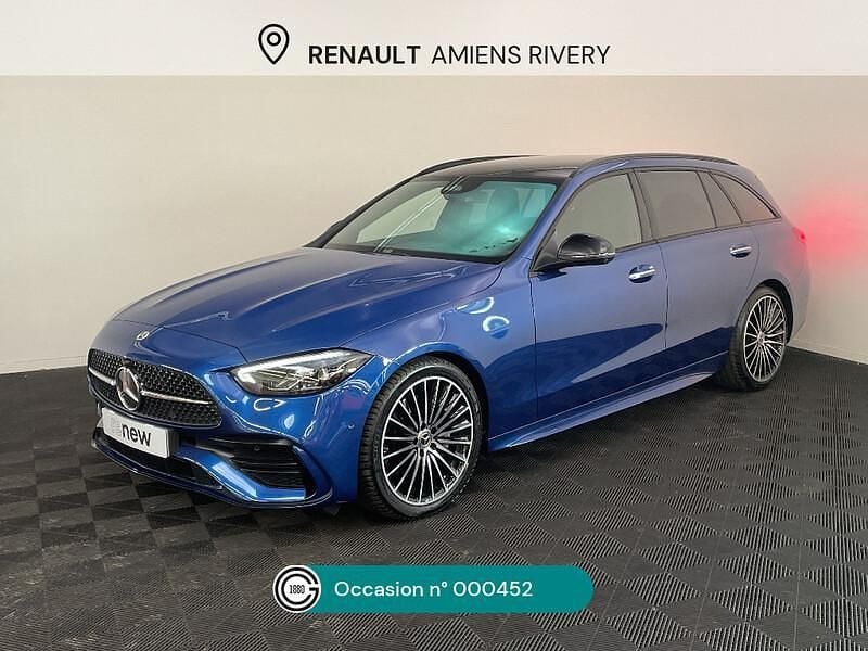 Bleu Utilisé 2023 Mercedes C220 AMG line Break | 41 990 € - Image 1/4