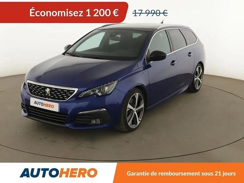 Bleu Occasion 2020 Peugeot 308 SW GT Break | 16 790 € (Prix juste) - Image 1/2