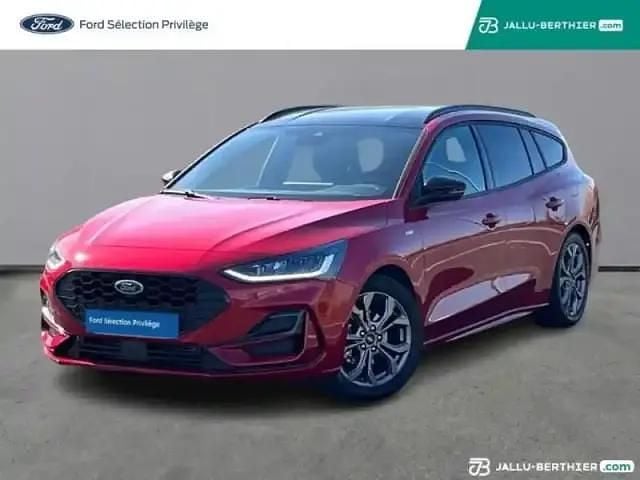 Rouge lucid métallisé premium Utilisé 2024 Ford Focus ST-Line X Break | 22 690 € - Image 1/4