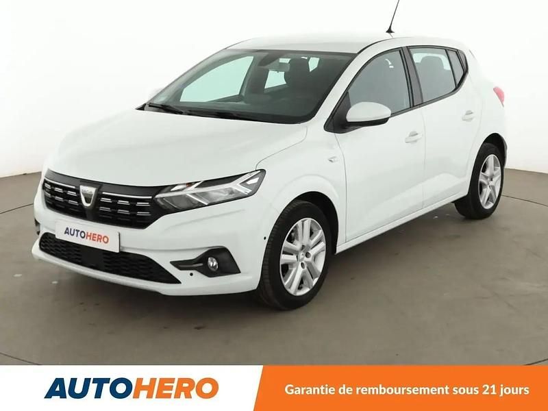 Blanc Occasion 2021 Dacia Sandero Comfort Citadine | 11 390 € (Prix juste) - Image 1/2