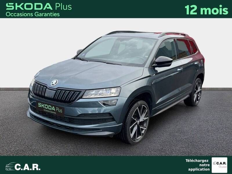 Gris Utilisé 2021 Skoda Karoq SUV | 28 900 € (Prix juste) - Image 1/3