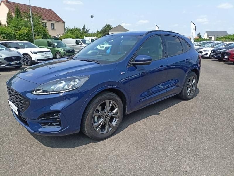 Bleu Utilisé 2022 Ford Kuga ST-Line X SUV | 27 499 € (Prix juste) - Image 1/4