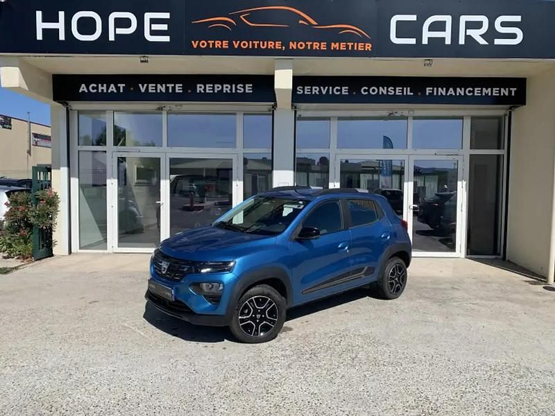 Bleu Utilisé 2022 Dacia Spring Comfort Citadine | 8 990 € (Bon prix) - Image 1/4