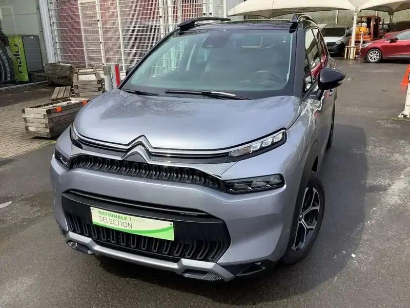 Gris Utilisé 2022 Citroën C3 Aircross PureTech SUV | 14 995 € (Prix juste) - Image 1/4