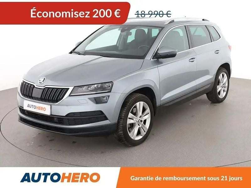 Gris Utilisé 2018 Skoda Karoq Style SUV | 18 790 € (Prix juste) - Image 1/2