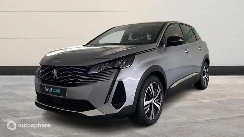 Gris Utilisé 2022 Peugeot 3008 Allure SUV | 25 499 € (Prix juste) - Image 1/4
