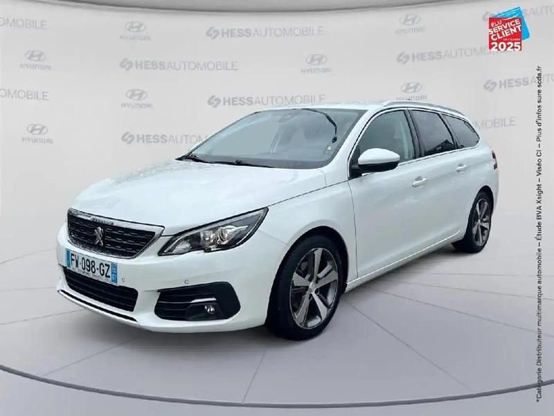 Blanc Utilisé 2020 Peugeot 308 Allure Break | 11 499 € (Super prix) - Image 1/4