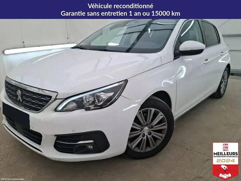Blanc Utilisé 2021 Peugeot 308 Allure Berline | 14 900 € (Prix juste) - Image 1/4
