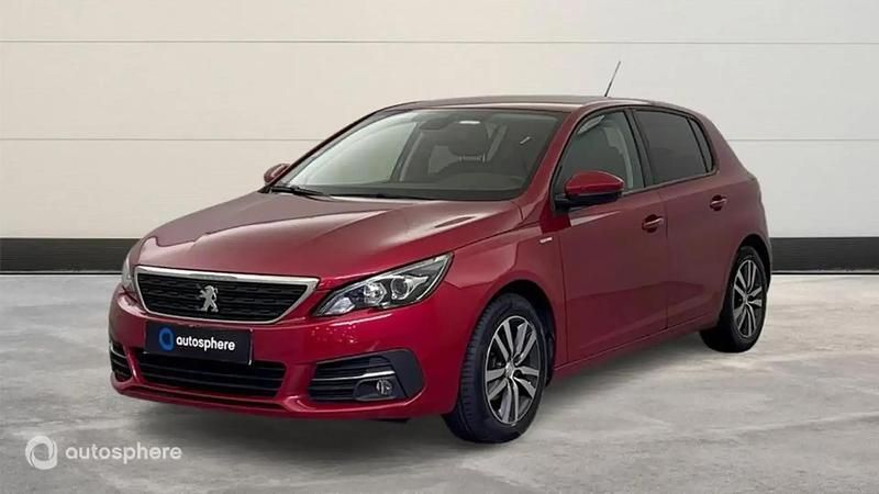 Rouge Utilisé 2021 Peugeot 308 Style Berline | 13 499 € (Super prix) - Image 1/4