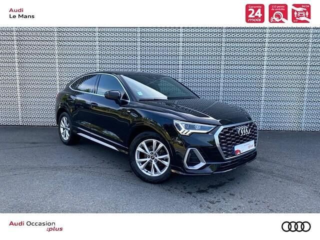 Noir mythe métallisé Utilisé 2023 Audi Q3 Sportback S-Line SUV | 38 890 € (Bon prix) - Image 1/4