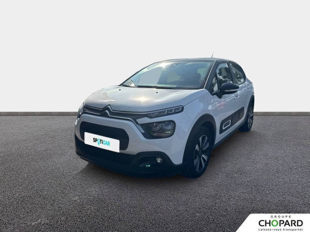 Blanc Utilisé 2021 Citroën C3 Shine Citadine | 10 979 € (Prix juste) - Image 1/4