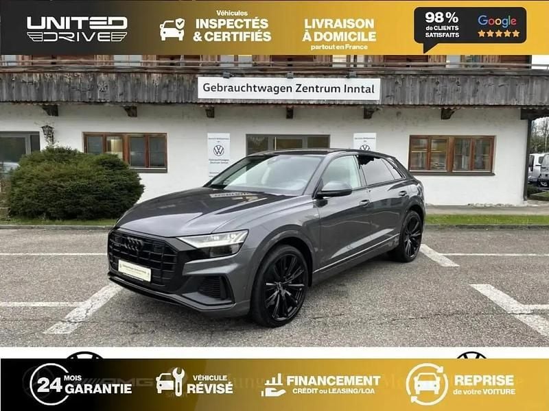 Gris Occasion 2022 Audi Q8 S-Line SUV | 67 600 € (Bon prix) - Image 1/4