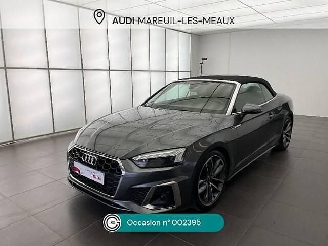 Gris daytona nacré Occasion 2023 Audi A5 Cabriolet S-Line Cabriolet | 38 490 € (Super prix) - Image 1/4