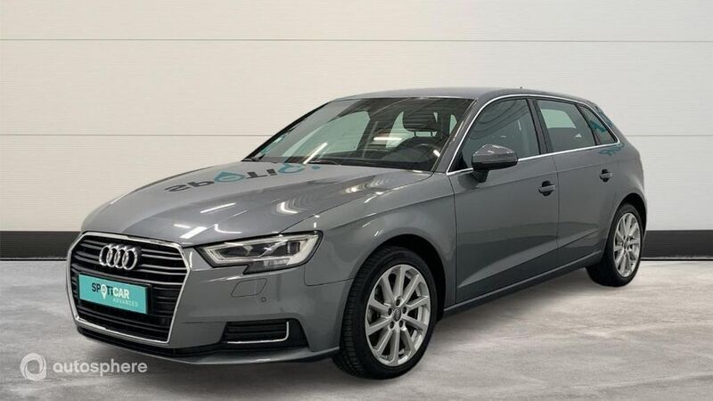 Gris Utilisé 2018 Audi A3 Sportback Design Berline | 19 999 € (Prix juste) - Image 1/4