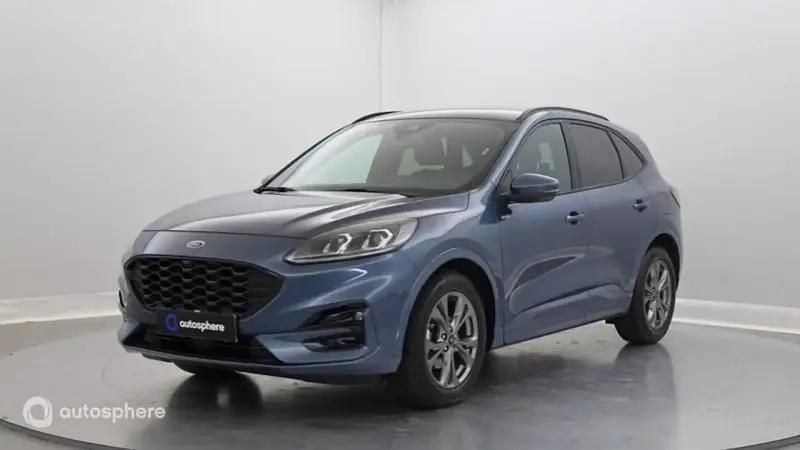 Bleu Utilisé 2023 Ford Kuga ST-Line X SUV | 25 299 € (Prix juste) - Image 1/4