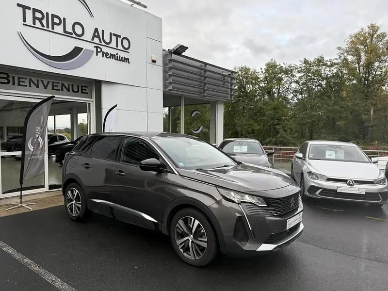 Gris Utilisé 2021 Peugeot 3008 Allure SUV | 15 990 € (Bon prix) - Image 1/4