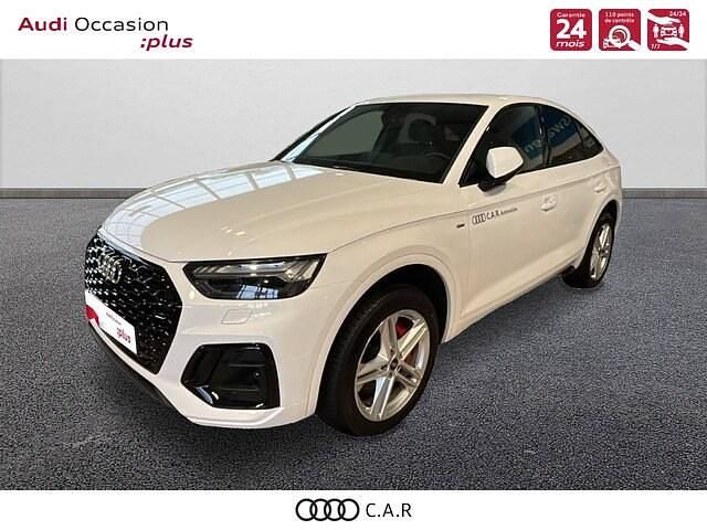 Blanc ibis Occasion 2023 Audi Q5 Sportback S-Line SUV | 52 900 € (Super prix) - Image 1/4