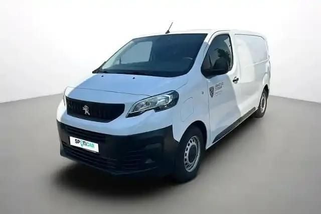 Blanc icy teinte pastel Occasion 2024 Peugeot e-Expert Van | 34 204 € - Image 1/4