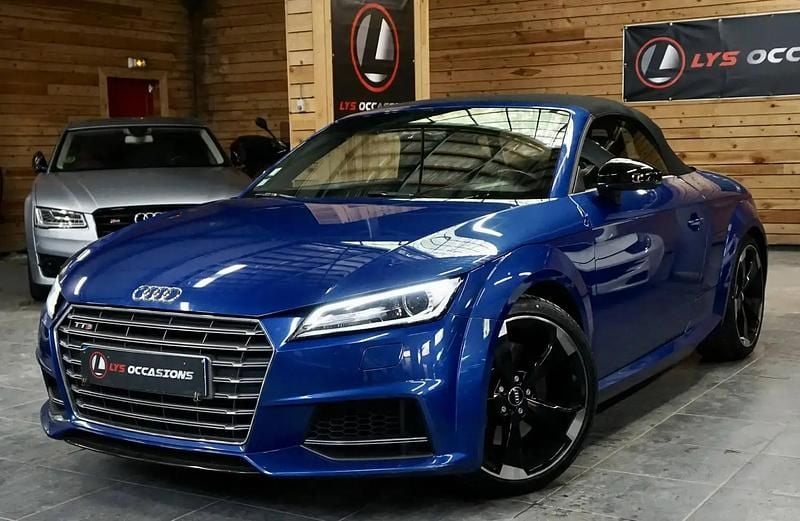 Bleu Occasion 2015 Audi TTS S-Line Cabriolet | 34 990 € - Image 1/4