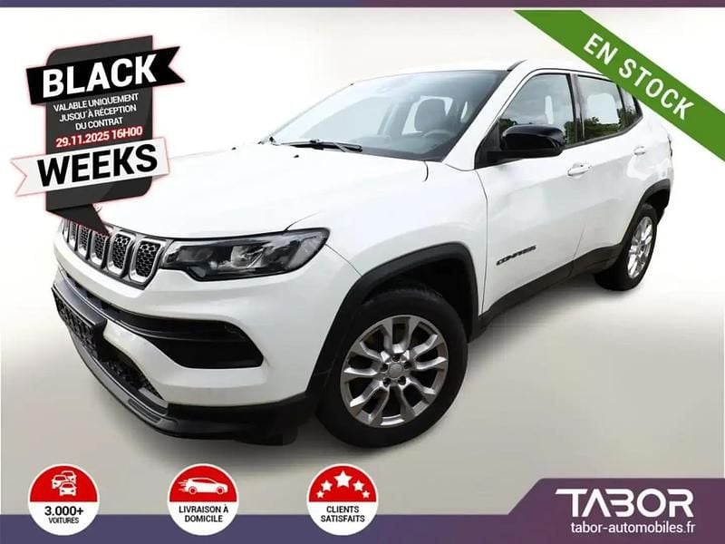 Blanc Utilisé 2021 Jeep Compass SUV | 19 088 € (Prix juste) - Image 1/4