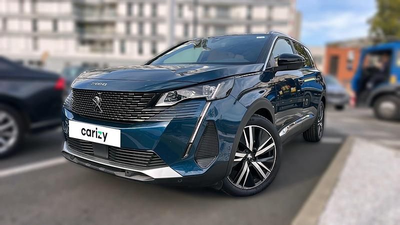 Bleu Utilisé 2021 Peugeot 5008 GT | 26 490 € - Image 1/4