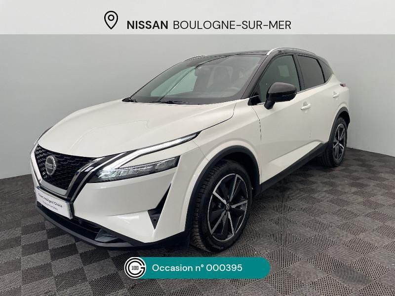 Blanc Utilisé 2021 Nissan Qashqai Tekna SUV | 23 990 € (Prix assez cher) - Image 1/4