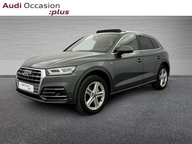 Gris daytona nacré Occasion 2020 Audi Q5 S-Line SUV | 35 900 € (Bon prix) - Image 1/4
