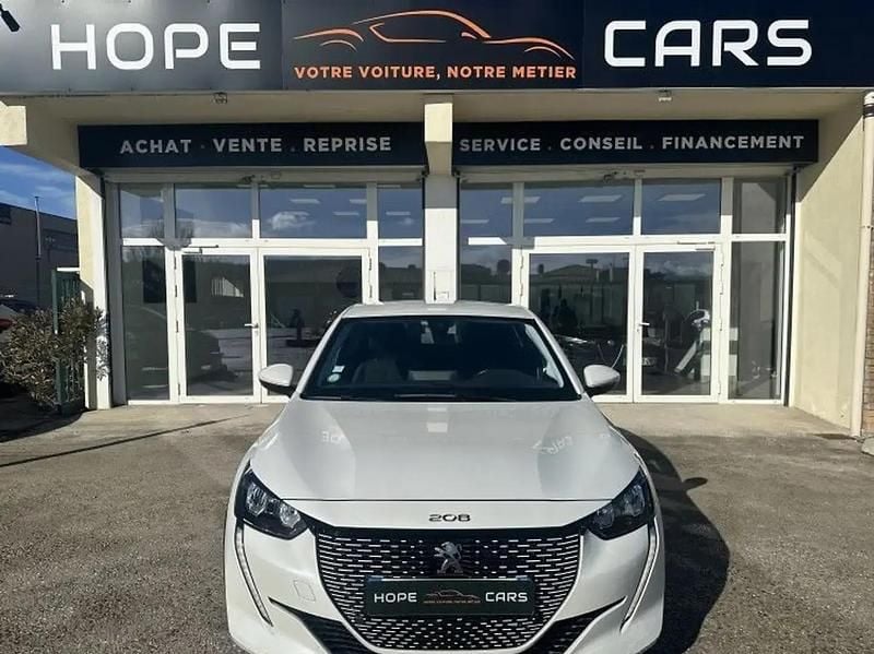 Occasion Peugeot e-208 Style 100 kW (137 ch) 2021 Blanc Citadine