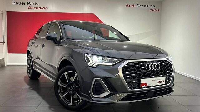 Gris daytona nacré Utilisé 2021 Audi Q3 Sportback S-Line SUV | 36 980 € - Image 1/4