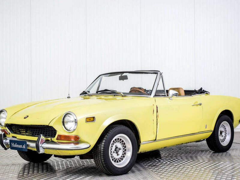 Jaune Utilisé 1973 Fiat 124 Spider Cabriolet | 10 900 € - Image 1/4