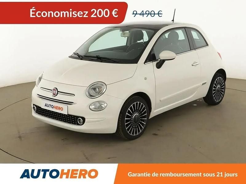 Blanc Occasion 2018 Fiat 500 Lounge Citadine | 9 290 € (Super prix) - Image 1/2