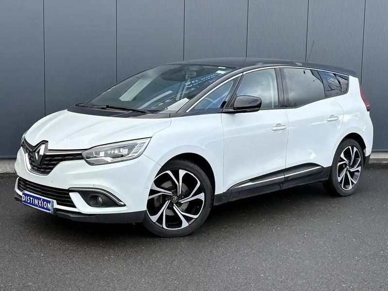 Blanc Occasion 2018 Renault Grand Scénic IV Intens Monospace | 14 480 € (Prix assez cher) - Image 1/4