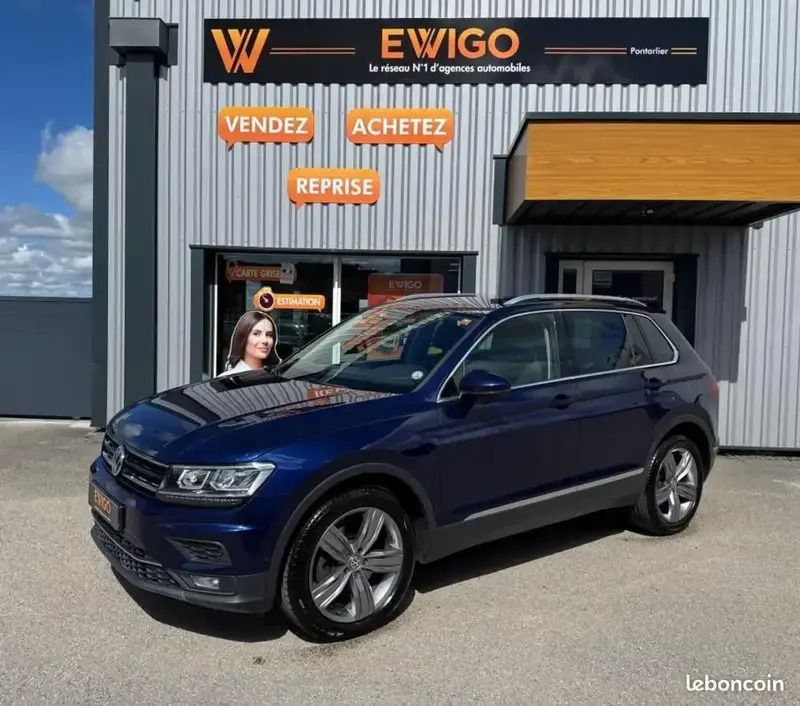 Bleu Utilisé 2018 VW Tiguan SUV | 23 490 € (Prix juste) - Image 1/4