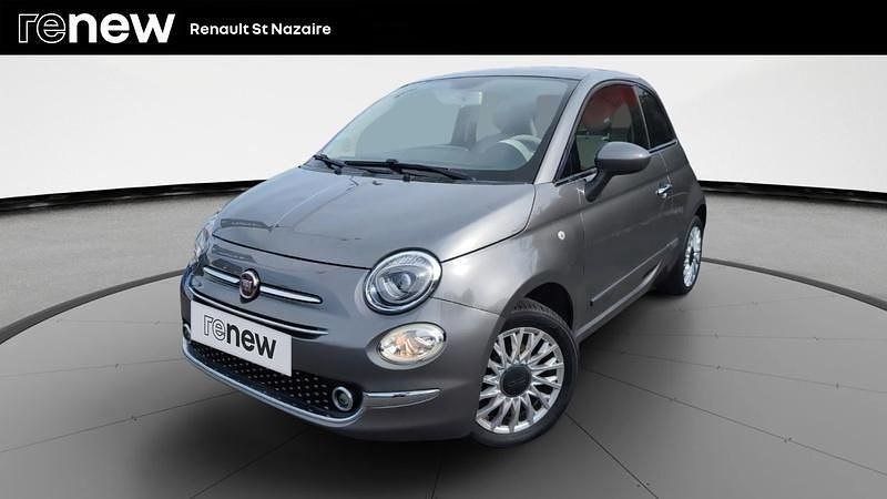 Gris Utilisé 2016 Fiat 500 Lounge Citadine | 7 990 € (Prix juste) - Image 1/4